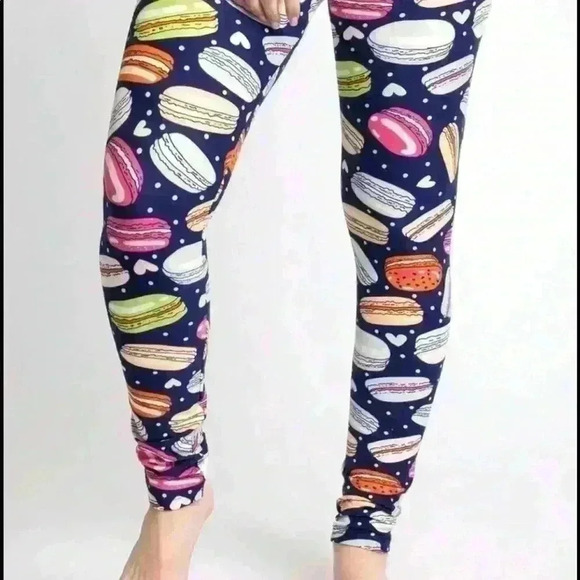 BNWT Just Cozy Leggings Macaroon XS-S - Picture 1 of 8